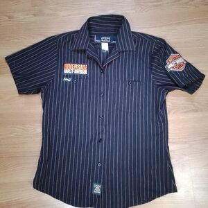 Harley-Davidson Women’s Staff Shirt Genuine Work Wear Size M Black Riverside.